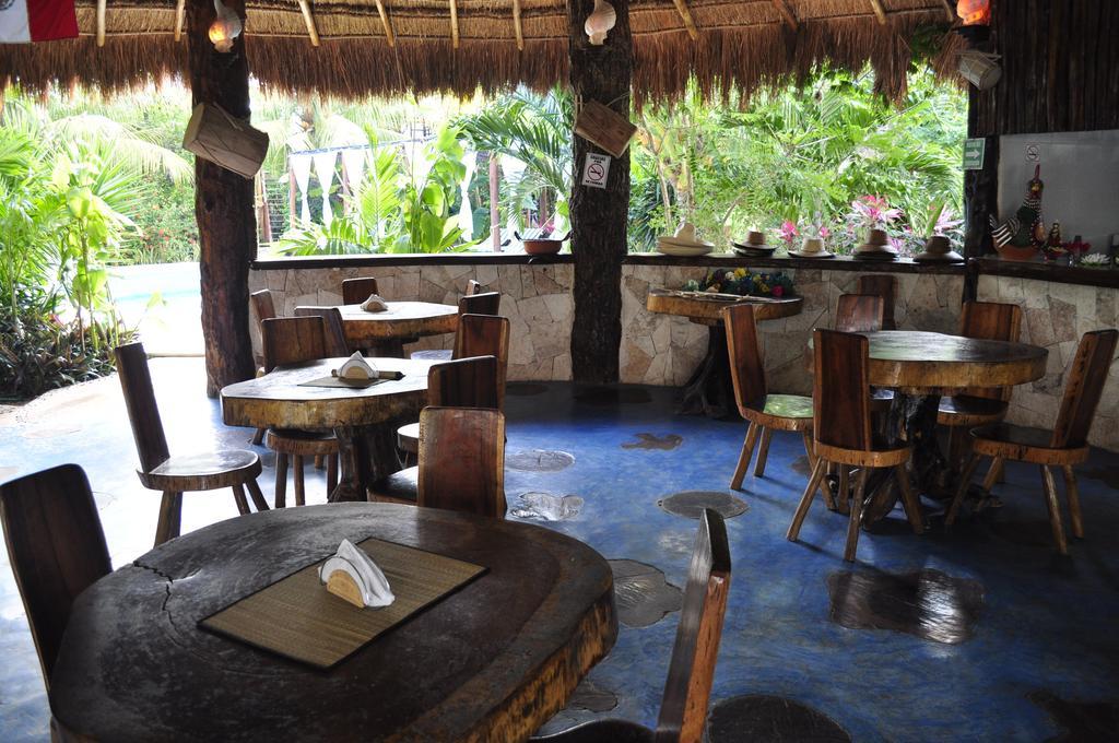 Green Tulum Cabanas & Gardens ร้านอาหาร รูปภาพ