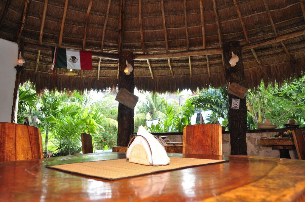 Green Tulum Cabanas & Gardens ร้านอาหาร รูปภาพ
